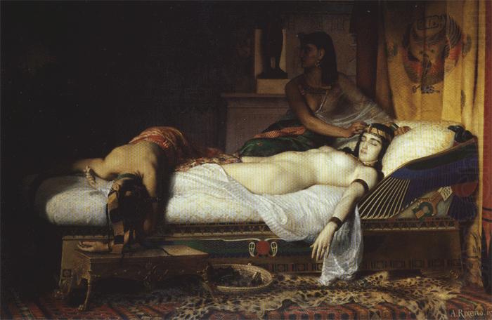 Jean - Andre Rixens Death of Cleopatra china oil painting image